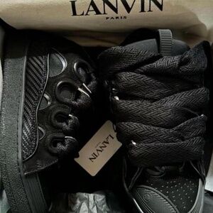 Lanvins curb sneakers